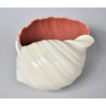 A Poole Shell Shaped Bowl, 19cm wide