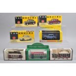 A Collection of Four Vanguard Diecasts Together with Two Days Gone By and Welsh Souvenir Example