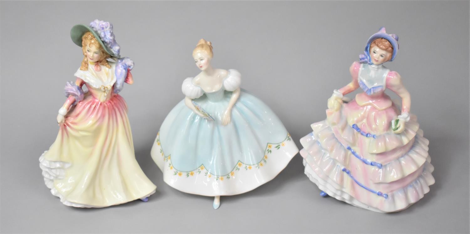 Three Royal Doulton Figures, Hannah, Katie and First Dance (Second)