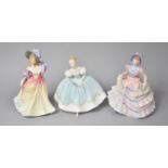 Three Royal Doulton Figures, Hannah, Katie and First Dance (Second)