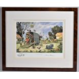 A Framed Thelwell Cartoon, The Horsebox, 1367/4590, Signed by the Artist, 26x18cm