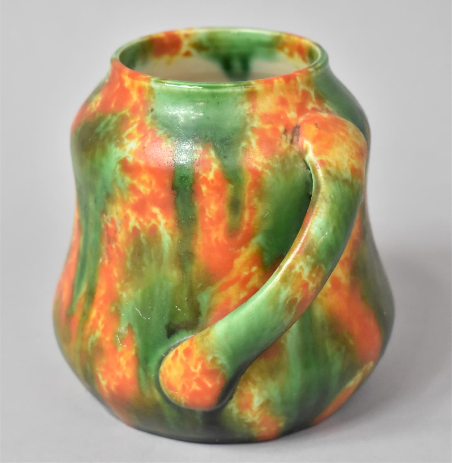 A Glazed Bretby Two Handled Vase, 11.5cm high - Image 2 of 3