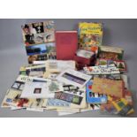 A Collection of Various Tea Card Albums, Stamps and Stamps Sets, Stamp Albums , Look Definitives etc