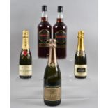 Two Bottles of Cromwell Cream Fortified Wine and Three Bottles of Sparkling Wine