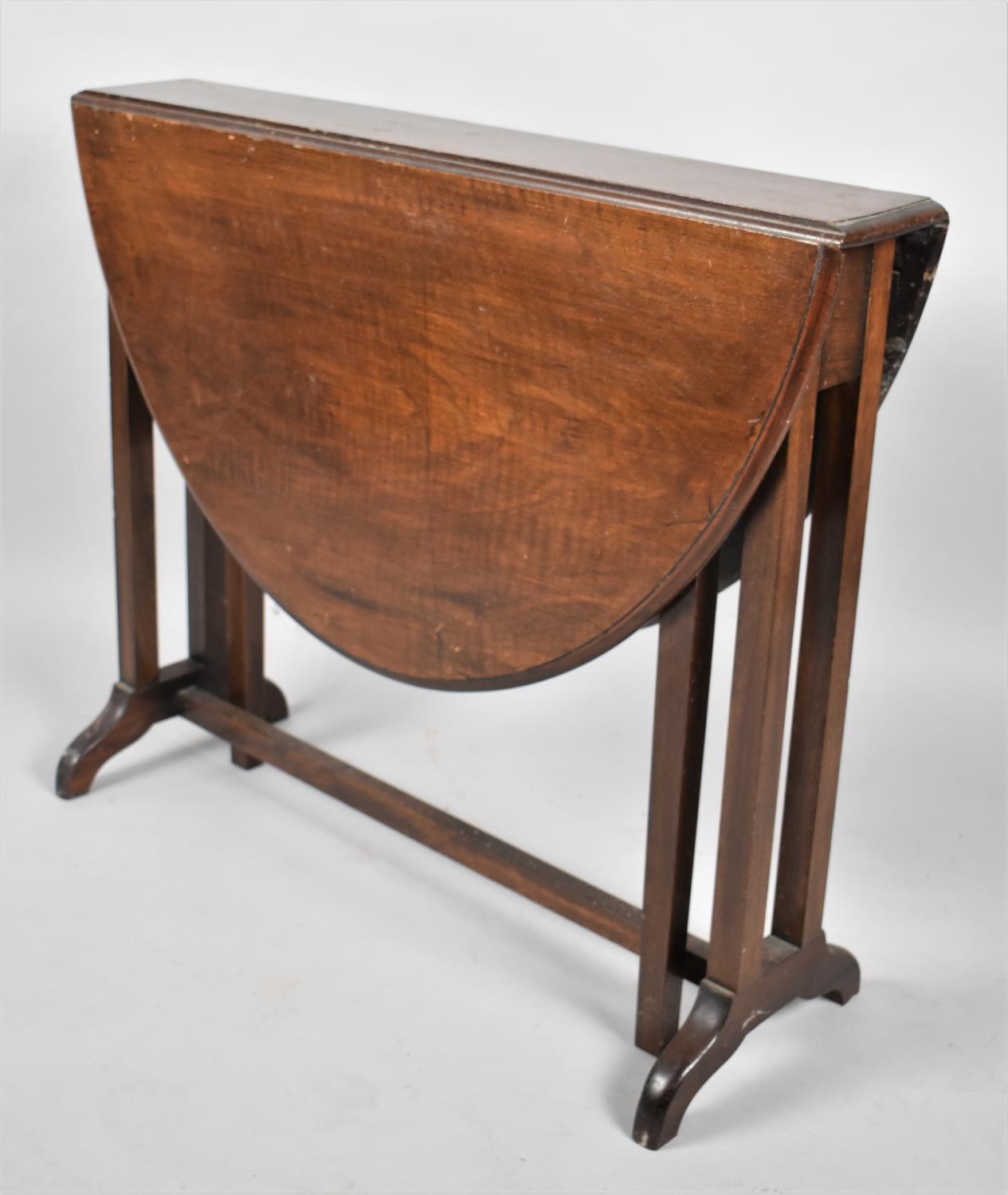 A Mid 20th Century Mahogany Drop Leaf Sutherland Table, 87cm Long