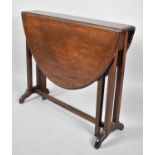 A Mid 20th Century Mahogany Drop Leaf Sutherland Table, 87cm Long