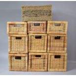 A Collection of Modern Wicker Storage Baskets etc