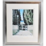 A Framed Artists Proofs Print, St. John's Gate, Colemere by Upton, 20x26cm