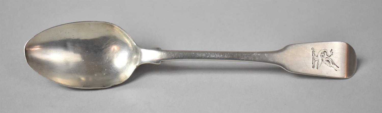 A Georgian Silver Irish Rat Tail Teaspoon by Charles Marsh, Dublin 1827