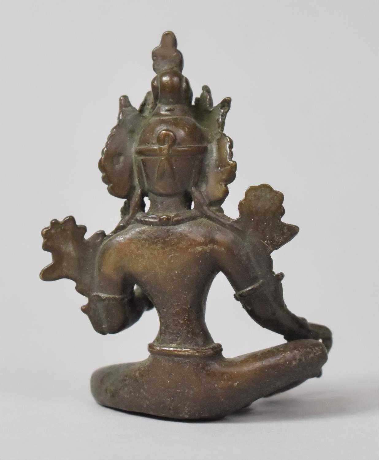 A Bronze Study of Buddha, 7.5cm high - Image 2 of 2