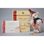 A Limited Edition Steiff Bear, Teddy Bear Skier, 18cm high, 308/1500, Complete with Box and