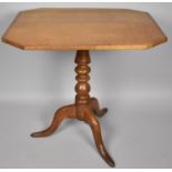 An 18th Century Oak Tripod Occasional Table with Tip up Top. 63cm x 79cm x 77cm High