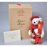 A Limited Edition Steiff Bear, The Skier Teddy Bear, Complete with Box and Certificate, no. 398/