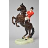 A Beswick Huntsman on Rearing Horse, Model 868, Style 2