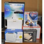 A Collection of Boxed Electrical Equipment to Include Toaster, Blender, George Foreman Grill,