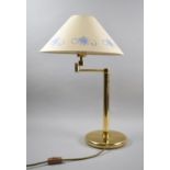 A Modern Adjustable Table Lamp, 60cm high Overall