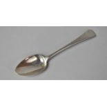 A Georgian Silver Spoon, London 1801 Hallmark, Monogrammed 'W' to Terminal, 17cm Long, 36g