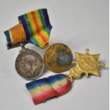 A Collection of Three WWI Medals Awarded to 88864 DVR P.W.LUTY RA