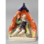 A 19th Century Staffordshire Pottery Portrait Figure of David Garrick Playing Richard III, 24cm high