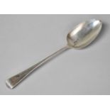 An Early 19th Century Georgian Silver Serving Spoon, Monogrammed Terminal, London 1811 Hallmark,