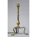 A Vintage Pullman Carriage Table Lamp in Brass, 32cms High (Bulb Holder Loose and in Need of