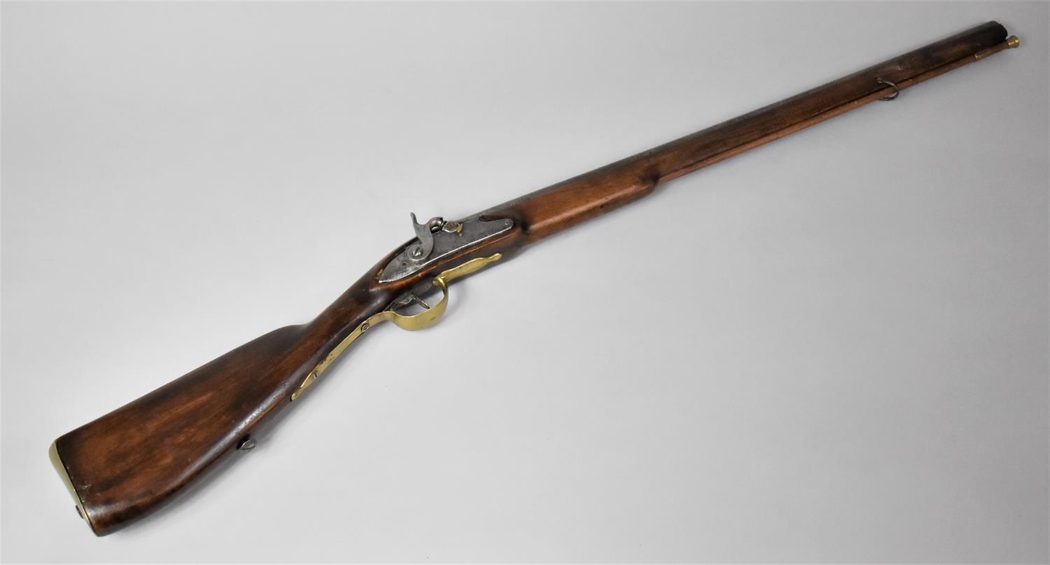 A 19th Century Single Barrel Percussion Sporting Gun, 28inch .750 Barrel, Plain Lock Converted