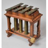 A 19th Century Framed Country House Xylophone, Playing Four Notes with a Long Handled Striker