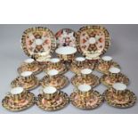 A Davenport Longport Staffordshire Imari Coffee Set C.1870-1886, to comprise Twelve Cups, Twelve