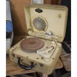 A Vintage Portable Record Player the Philips Disk Jockey Major