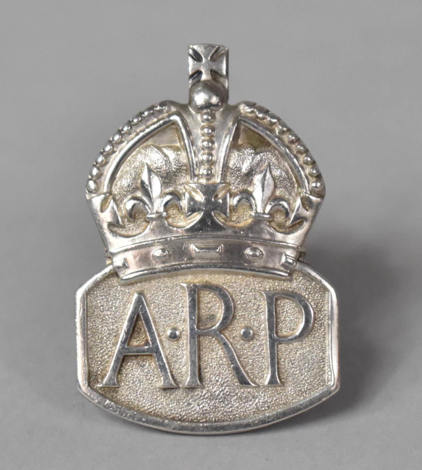 A Silver ARP Badge, London 1938