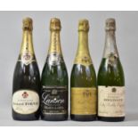 A Collection of Four Bottles of Champagne and Sparkling Wine to Include Champagne Bollinger Extra