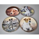 A Collection of Four Danbury Mint Jack Russell Plates