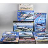 A Collection of Ten Plastic Model Aeroplane Kits, Mostly 1:72 Scale (Not Checked)