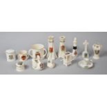 A Collection of Various Crested Ware Items to comprise Examples By Goss Etc