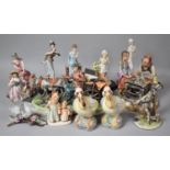 A Collection of Various Figural Ornaments, Figure Groups etc