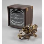 A Reproduction Wooden Cased Model of a Victorian Travelling Sextant, as Made by Smith & Co,