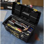 A Modern Stanley Toolbox Containing Various Tools, 48cm wide