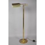 A Brass Adjustable Reading Lamp