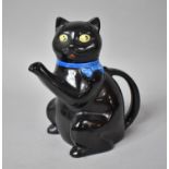 A Woods & Sons Novelty Teapot in the Form of a Cat, "Pussyfoot", 20cm high