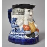 A 19th Century Willow Pattern Toby Jug