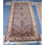 A Handmade Tabriz Runner, 205x98cm