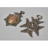 Two Silver Footballing Medallions Birmingham 1903 and 1906.
