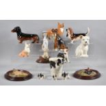 A Collection of Beswick and Other Dog Ornaments, Plaques, Mug etc