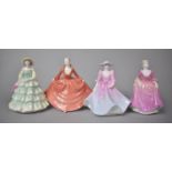 A Collection of Four Coalport Figurines
