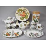 A Collection of Various Portmeirion China to Comprise Lidded Storage Jar, Small Planters, Teapot etc