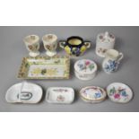 A Collection of Various Ceramics to Comprise Spode Basket, Minton Haddon Hall Trinket Bowl, Spode