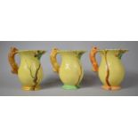 A Collection of Three Burleigh Ware Squirrel Jugs, Each 20cm high