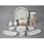 A Collection of Various Ceramics to Include to Wedgwood Vases Privately Commissioned by the Royal