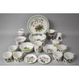 A Collection of Various Portmeirion to Comprise, Cups, Bowls, Plate, Vase etc