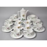 A Collection of Various Portmeirion to Comprise Flo Pattern Coffee Set, The Queen's Hidden Garden